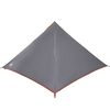 vidaXL Tenda Familiare Tipi 7 Persone Grigia e Arancione Impermeabile