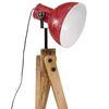 vidaXL Lampada da Terra 25 W Rosso Anticato 45x45x120 cm E27