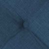 vidaXL Cuscini per Seduta 2 pcs Blu 40 x 40 x 6 cm Tessuto
