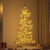 vidaXL Albero di Natale in metallo con supporto Oro 180 cm