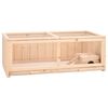 vidaXL Gabbia per Criceti 104x52x38 cm in Legno Massello di Abete