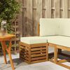 vidaXL Panca da esterno Legno di Acacia Massello Naturale