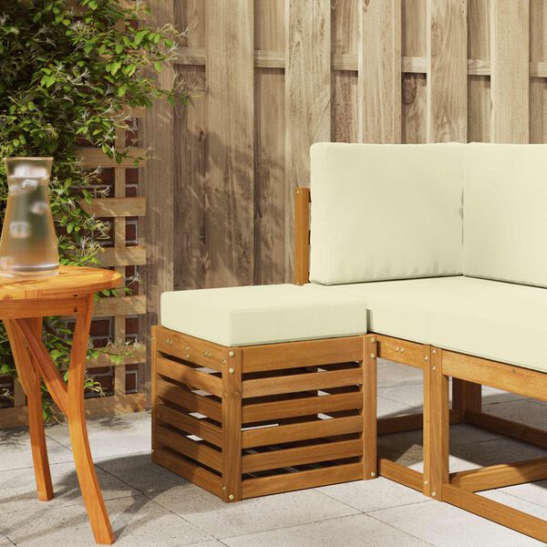 vidaXL Panca da esterno Legno di Acacia Massello Naturale