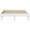 vidaXL Letto senza Materasso Bianco 160x200 cm Legno Massello di Pino