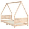 vidaXL Giroletto per Bambini 90x200 cm in Legno Massello di Pino
