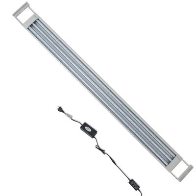vidaXL Lampada LED per Acquario 120-130 cm in Alluminio IP67