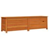 vidaXL Scatola Esterni Cuscini Marrone 200x50x56 Legno Massello Abete