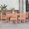 vidaXL Set da Pranzo per Giardino 7 pz in Legno Massello di Douglas