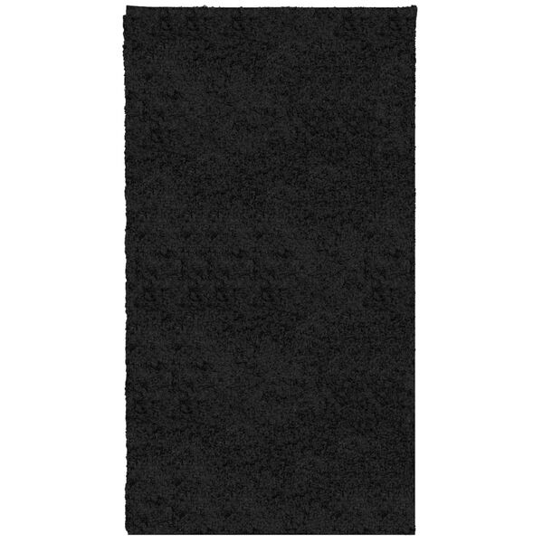 vidaXL Tappeto Shaggy PAMPLONA a Pelo Lungo Moderno Nero 60x110 cm