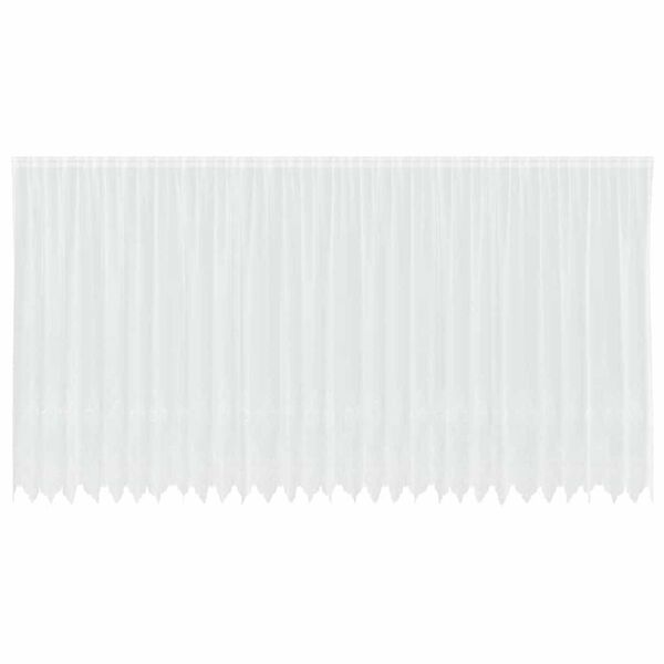vidaXL Tenda in Pizzo con tende Bianco 200 x 750 cm Poliestere