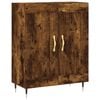 vidaXL Credenza Rovere Fumo 69,5x34x90 cm in Legno Multistrato