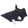 vidaXL Cappotto per Cani Blu navy L28 Pile e Poliestere