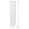 vidaXL Rastrelliera per Legna da Ardere Bianca 25x25x100 cm
