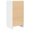 vidaXL Credenza Bianca 37,5x35x76 cm in Legno Multistrato