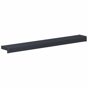 vidaXL Soglia della Finestra Antracite con Venature del Legno PVC