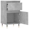 vidaXL Credenza Grigio Cemento 40x35x70 cm in Legno Multistrato