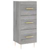 vidaXL Credenza Grigio Sonoma 34,5x34x90 cm in Legno Multistrato