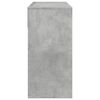 vidaXL Toeletta con Specchio Grigio Cemento 80x39x80 cm