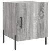 vidaXL Comodino Grigio Sonoma 40x40x50 cm in Legno Multistrato