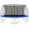 vidaXL Set Trampolino Rotondo 488x90 cm 150 kg