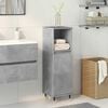 vidaXL Armadietto da Bagno Grigio Cemento 30x30x100 cm in Truciolato