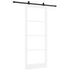 vidaXL Porta scorrevole ORKDAL 93 x 232 cm Bianco e Nero