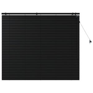 vidaXL Tenda Veneziana Nero 140 x 130 cm 35 mm
