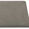 vidaXL Testiera da Parete 12 pcs Grigio chiaro 30 x 15 cm Velluto