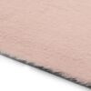 vidaXL Tappeto 120x160 cm in Similpelle di Coniglio Rosa Antico