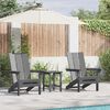 vidaXL Mobili da lounge da giardino 2 pcs Grigio chiaro