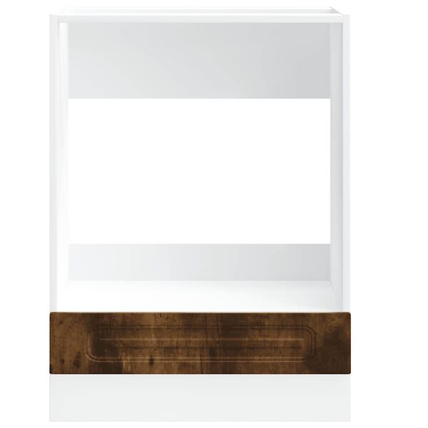 vidaXL Armadio per Forno Kalmar Rovere Fumo in Legno Multistrato