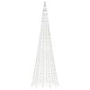 vidaXL Albero di Natale a LED su Asta 1534 LED Bianco Freddo 500 cm