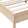 vidaXL Letto senza Materasso 140x190 cm in Legno Massello di Pino