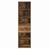 vidaXL Credenza Legno vecchio 50 x 42,5 x 185 cm Legno multistrato