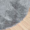 vidaXL Tappeto Shaggy a Pelo Lungo NAVARRA Grigio Chiaro 100x100 cm