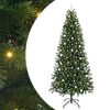 vidaXL Albero di Natale artificiale con 300 LED Verde 240 cm PE e PVC