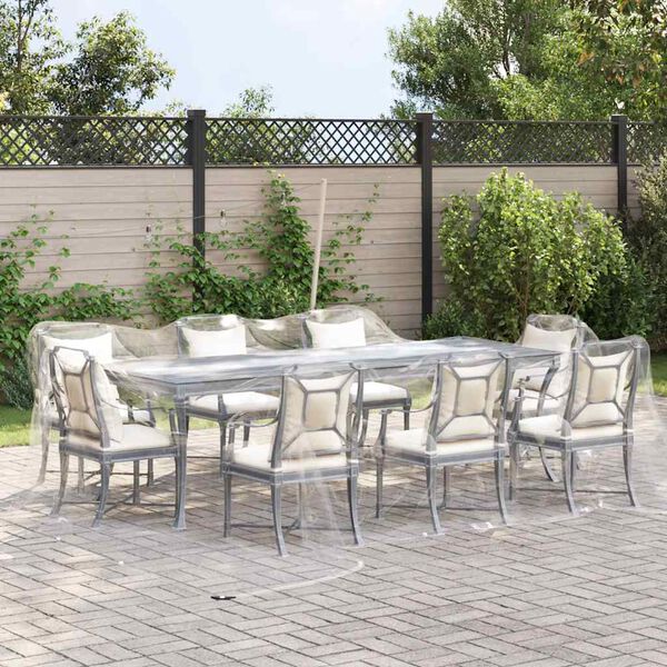 vidaXL Telone Trasparente con Occhielli 5x6 m in PVC