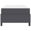 vidaXL Struttura del letto Grigio scuro 90 x 200 cm Tessuto
