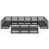 vidaXL Set Divani da Giardino 13 pz in Legno Massello di Pino