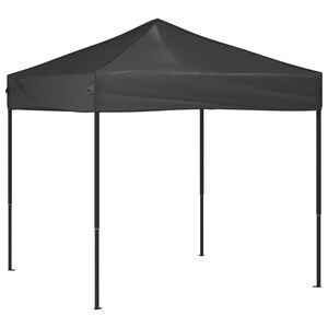 vidaXL Tenda per Feste Pieghevole Antracite 2x2 m