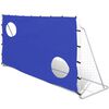 vidaXL Porta da Calcio e Telone con Buchi per Allenamento 240x92x150cm