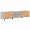 vidaXL Armadio in Legno con cassetto Grigio cemento 150 x 39 x 30 cm
