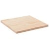 vidaXL Piano del tavolo 80x80x2,5 cm in legno massello di pino quadrato