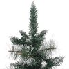 vidaXL Albero di Natale Artificiale Supporto Verde e Bianco 90 cm PVC