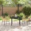 vidaXL Set da Pranzo per Giardino 3 pcs Marrone polyrattan