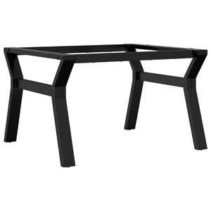 vidaXL Telaio Gambe a Y per Tavolino da Salotto 70x60x43 cm in Acciaio