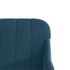 vidaXL Poltrona Blu 63x76x80 cm Velluto