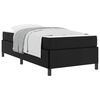 vidaXL Struttura del letto con materasso Nero 100 x 200 cm Tessuto