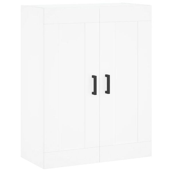 vidaXL Mobile a Parete Bianco 69,5x34,90 cm in Legno Multistrato