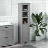 vidaXL Mobile da Bagno BODO Grigio 44x30x160 cm